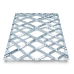 Galvanised Steel Expanded Metal Mesh Bahri 1.4 mm Thickness 5 m Length 1.22 m Width