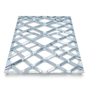 Galvanised Steel Expanded Metal Mesh Bahri 1.4 mm Thickness 5 m Length 1.22 m Width