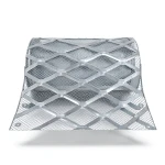 Galvanised Steel Expanded Metal Mesh Bahri Thickness 1.5 mm Width 1.22 m Length 6 m