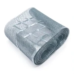 Galvanised Steel Expanded Metal Mesh Bahri 1.2 mm Thickness 1.22 m Width 5 m Length