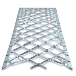 Galvanised Steel Expanded Metal Mesh Bahri Thickness 1.5 mm Width 1.22 m Length 5 m