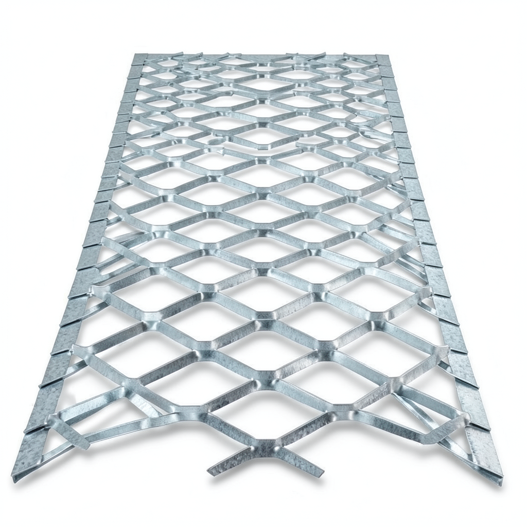 شبك حديد مجلفن بقلاوة بحري سماكة 1.5 مم عرض 1.22 متر طول 5 متر