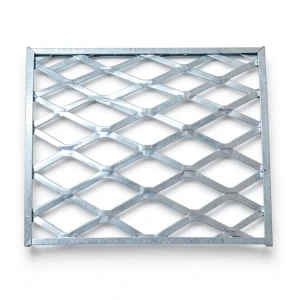 Galvanised Steel Expanded Metal Mesh Bahri Thickness 1.7 mm Width 1.22 m Length 6 m