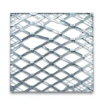 Galvanised Steel Expanded Metal Mesh Bahri 1.4 mm Thickness 5 m Length 1.22 m Width