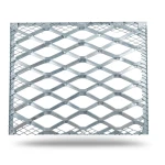 Galvanised Steel Expanded Metal Mesh Bahri Thickness 1.7 mm Width 1.22 m Length 5 m