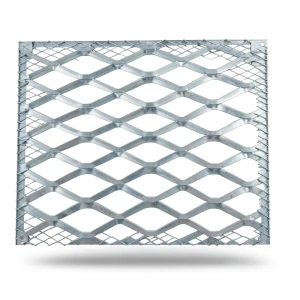 Galvanised Steel Expanded Metal Mesh Bahri Thickness 1.7 mm Width 1.22 m Length 5 m