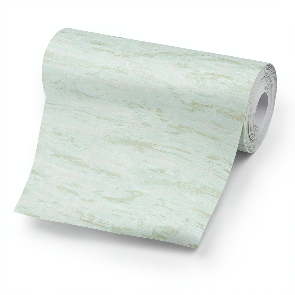 Wall Decoration Patterned Design 10 m x 1.06 m Pale Green