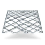 Galvanised Steel Expanded Metal Mesh Bahri Thickness 1.8 mm Width 1.22 m Length 5 m