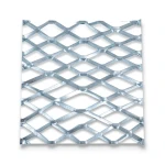 Galvanised Steel Expanded Metal Mesh Bahri Thickness 2.7 mm Width 1.22 m Length 5 m