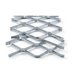 Galvanised Steel Expanded Metal Mesh Bahri 1.4 mm Thickness 1.22 m Width 6 m Length