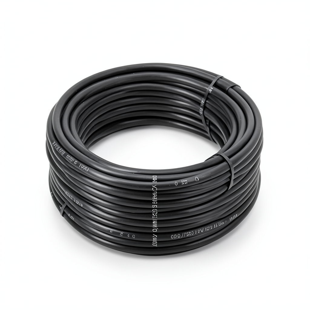 Electrical Copper Stranded Wire Coil 70mm2 450/750V PVC Sheathing, Black | Al Fanar