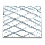 Galvanised Steel Expanded Metal Mesh Bahri Thickness 1.5 mm Width 1.22 m Length 6 m