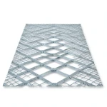 Galvanised Steel Expanded Metal Mesh Bahri Thickness 1.7 mm Width 1.22 m Length 6 m