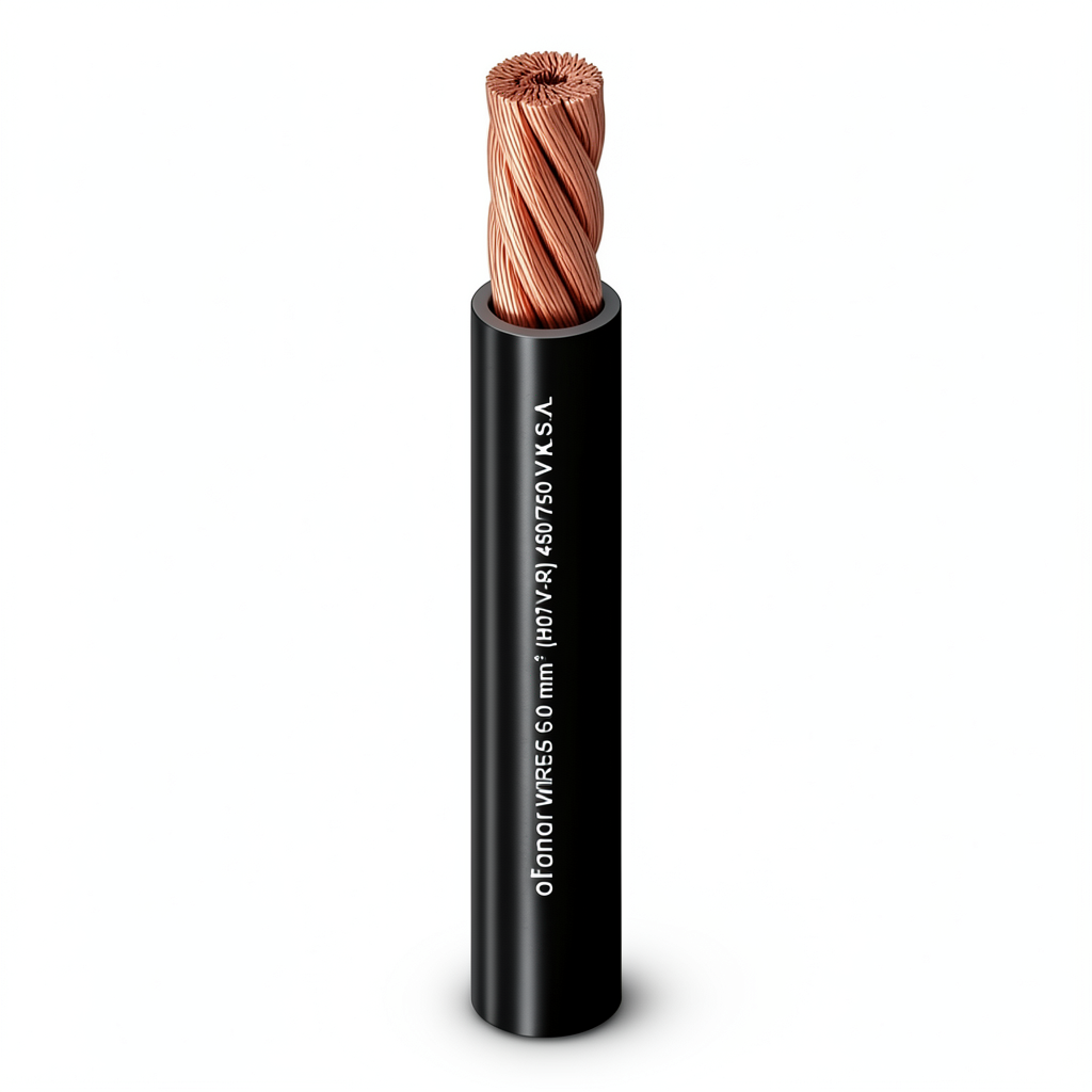 Copper Electrical Stranded Wire Size 150mm 450/750V PVC Insulated Black | Al Fanar
