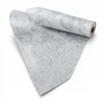 Italian wall covering, size 10m x 1.06m, light grey color, model 83420