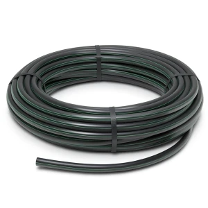 لفة أنابيب HDPE ضغط 6 بار PE 80 قطر خارجي 160 مم SDR 22 لون أسود