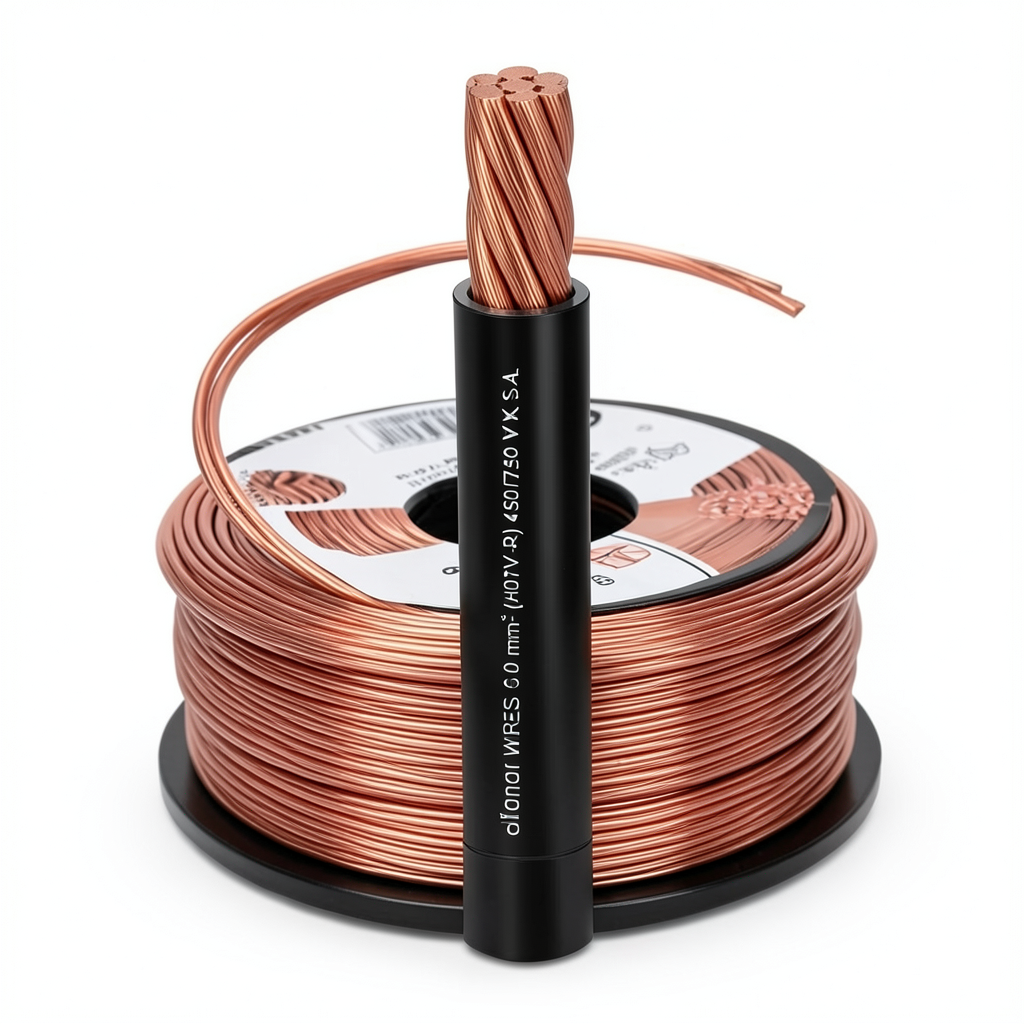 Copper Stranded Wire Size 400mm 450/750V, PVC Sheathed, Black | Al Fanar