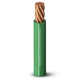 PVC Insulation Stranded Copper Wire 2.5mm 450/750V Green | Al Fanar