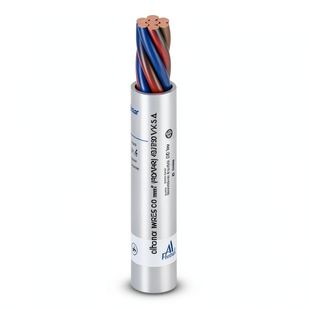 سلك مجدول نحاس مقاس 240 ملي 450/750 فولت، مغلف بـPVC | شركة الفنار Alfanar