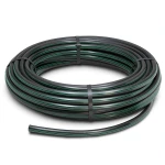 لفة أنابيب بلاستيك HDPE ضغط 16 بار PE 80 قطر خارجي 160 مم SDR 9 أسود مع خطوط خضراء