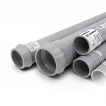 انابيب UPVC الوطنيه ضغط 6 بار  قطر خارجي 355 مم سمك 8.7 مم لون رمادي