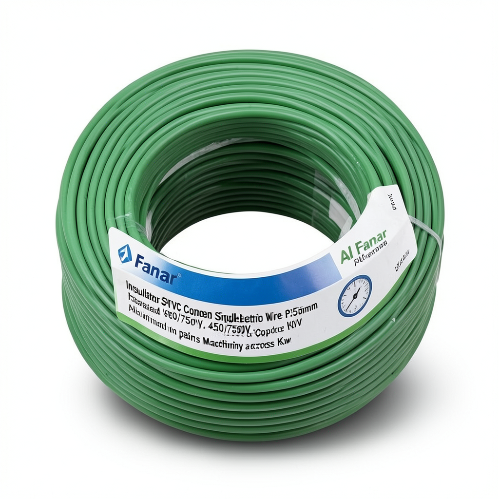 سلك كهرباء مفرد نحاس مجدول معزول PVC، مقاس 35 ملي، 450/750 فولت | شركة الفنار
