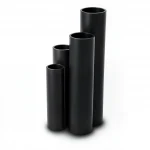 مواسير HDPE الجودة  ضغط 16 بار قطر خارجي 160 مم سمك 21.9 مم لون اسود