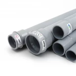 انابيب بلاستيك UPVC ماركة الوطنيه ضغط 6 بار  قطر خارجي 500 مم سمك 12.3 مم لون رمادي
