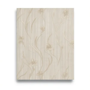 Italian Wallpaper Floral Design Beige Color, Size 10mx0.73m, Model 81028