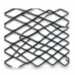 Hot Rolled (Black) Steel Expanded Metal Mesh  Khaleeji Thickness 2.7 mm Width 1.22 meter Length 3 meter | Bait Al Tatawor Company