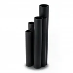 أنابيب HDPE الجودة   SDR 22  قطر خارجي 140 مم سمك 6.4 مم لون اسود