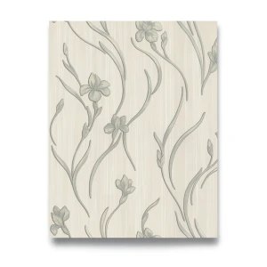Italian Wallpaper Floral Design Beige Color, Size 10mx0.73m, Model 81037