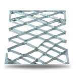 Galvanised Steel Expanded Metal Mesh Bahri 1.8 mm Thickness 6 m Length 1.22 m Width
