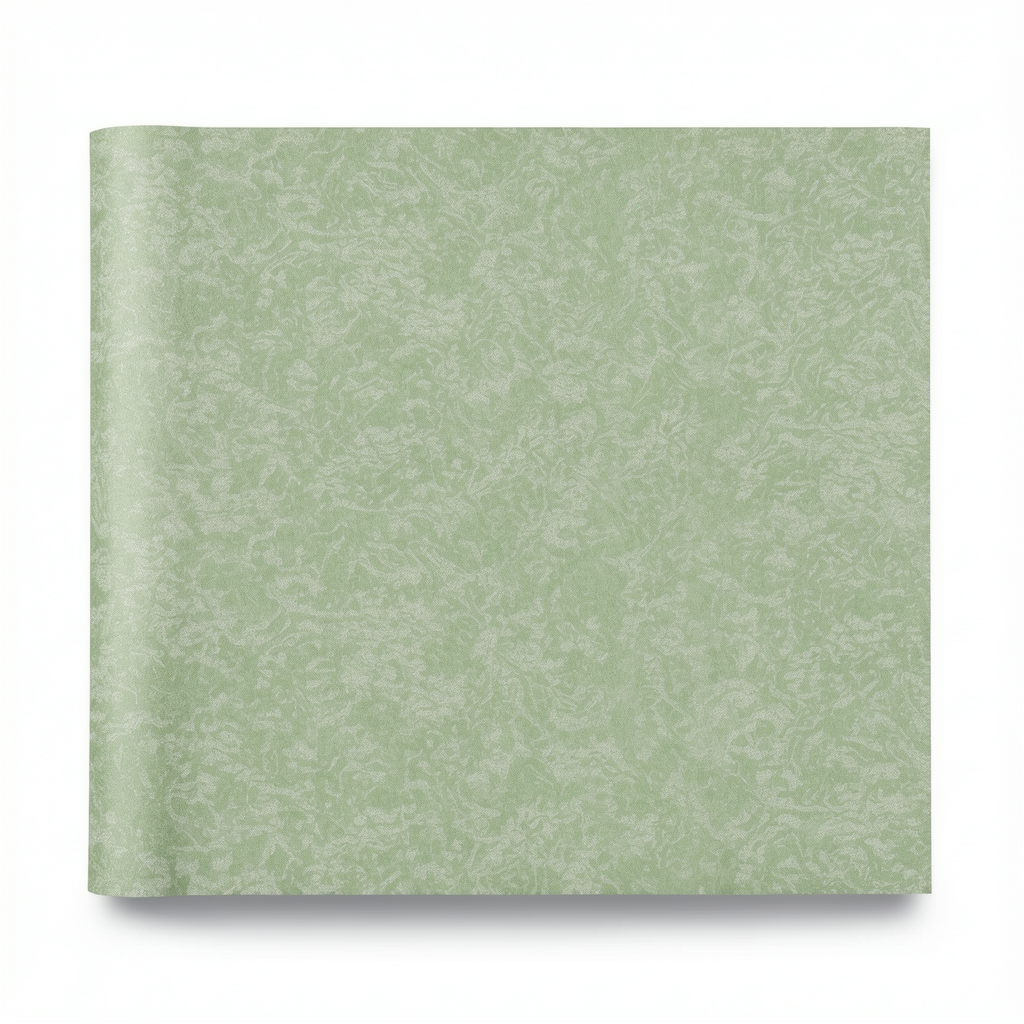 ورق حائط ايطالي تصميم نقشات مقاس 10 م×1.06م، أخضر، موديل 41319