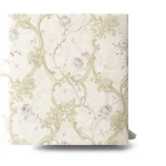 Italian Wallpaper Floral Design Beige Color, Size 10mx0.73m, Model 81155