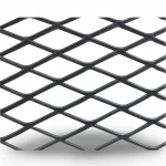 Hot Rolled (Black) Steel Expanded Metal Mesh  Khaleeji Thickness 2.7 mm Width 1.22 meter Length 7 meter | Bait Al Tatawor Company