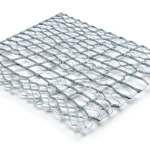 Galvanised Steel Expanded Metal Mesh Bahri Thickness 2.7 mm Width 1.22 m Length 6 m
