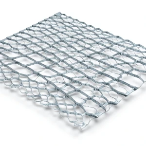 Galvanised Steel Expanded Metal Mesh Bahri Thickness 2.7 mm Width 1.22 m Length 6 m