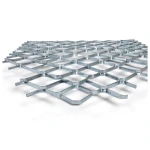 Galvanised Steel Expanded Metal Mesh Bahri Thickness 1.2 mm Width 1.22 m Length 7 m