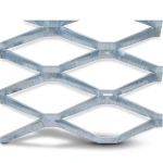 Galvanised Steel Expanded Metal Mesh Bahri Thickness 1.4 mm Width 1.22 m Length 7 m