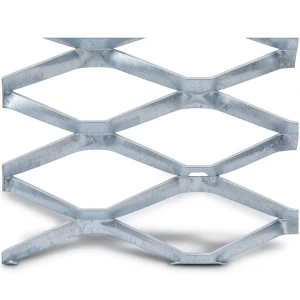 Galvanised Steel Expanded Metal Mesh Bahri 1.5 mm Thickness 1.22 m Width 7 m Length