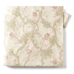 Italian Wallpaper Floral Design Beige Color, Size 10mx0.73m, Model 81160