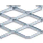 Galvanised Steel Expanded Metal Mesh Bahri 1.7 mm Thickness 1.22 m Width 7 m Length | Bait Al Tatawor