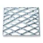 Galvanised Steel Expanded Metal Mesh Bahri 1.8 mm Thickness 6 m Length 1.22 m Width