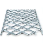 Galvanised Steel Expanded Metal Mesh Bahri 2 mm Thickness 1.22 m Width 6 m Length
