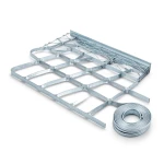 Galvanised Steel Expanded Metal Mesh Bahri Thickness 1.2 mm Width 1.22 m Length 7 m
