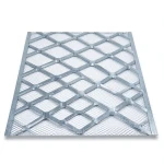 Galvanised Steel Expanded Metal Mesh Bahri Thickness 2.3 mm Width 1.22 m Length 6 m