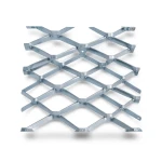 Galvanised Steel Expanded Metal Mesh Bahri Thickness 2.7 mm Width 1.22 m Length 6 m