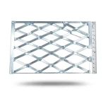 Galvanised Steel Expanded Metal Mesh Bahri 1.5 mm Thickness 1.22 m Width 7 m Length
