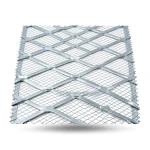 Galvanised Steel Expanded Metal Mesh Bahri Thickness 1.2 mm Width 1.22 m Length 7 m